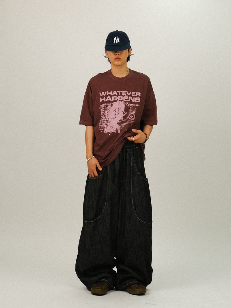 GRグラフィックピグメントハーフTシャツ