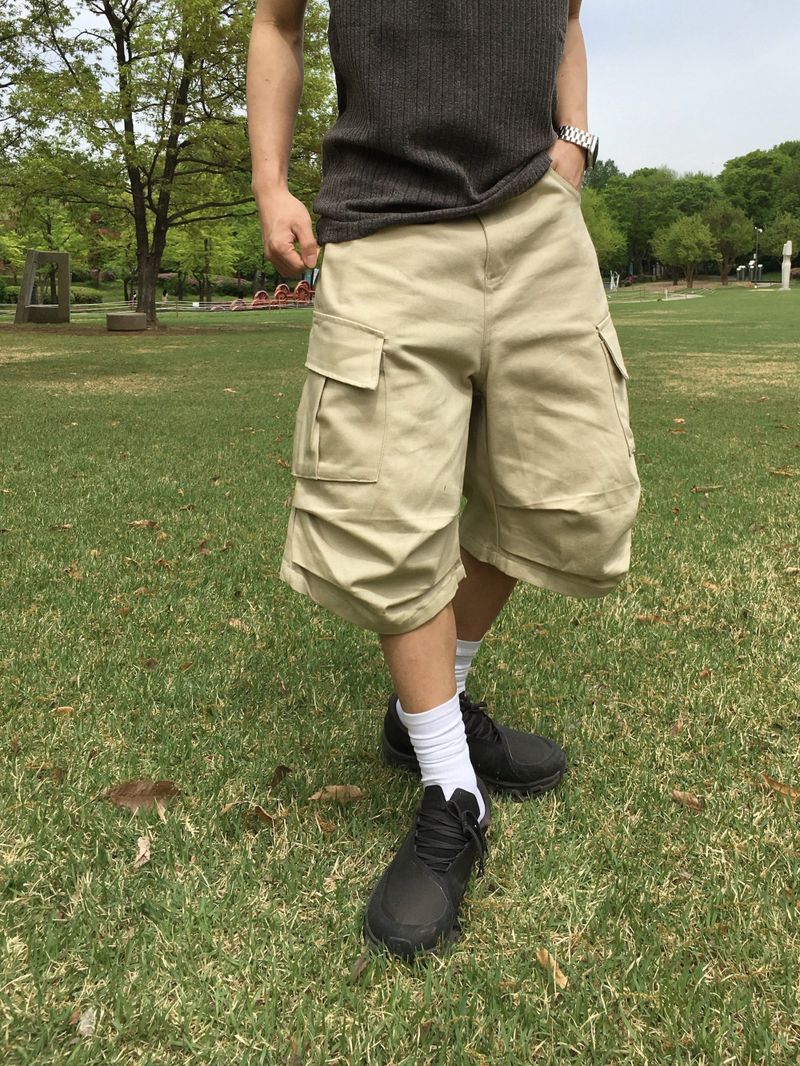 Hi-El Parachute Pocket Bermuda Pants 3C