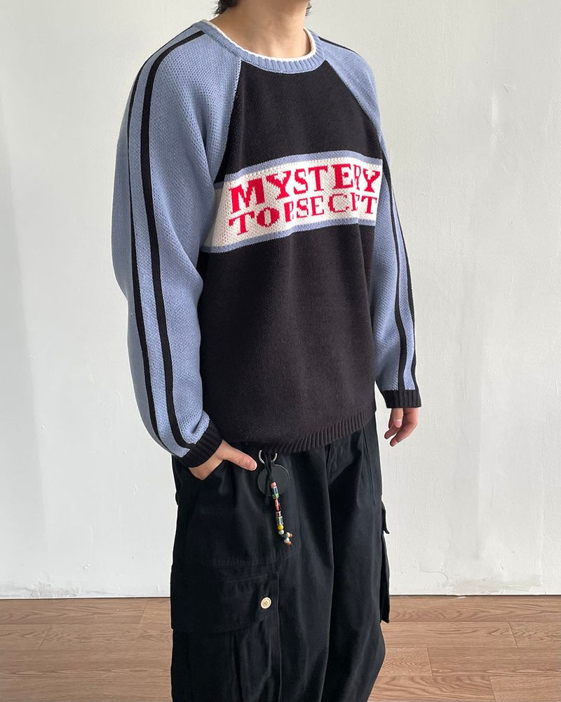 Rococo Raglan Line Knit