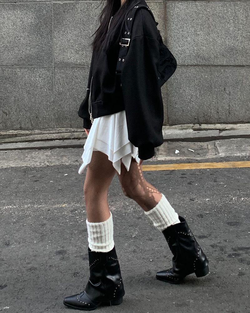 Flare cancan skirt