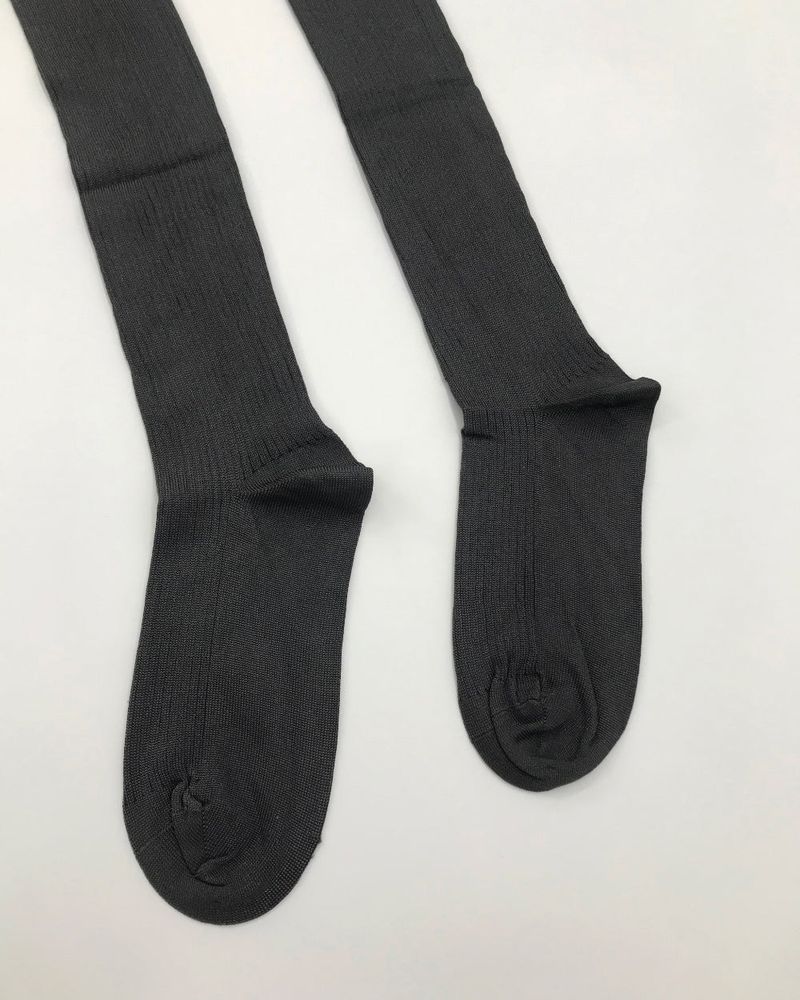 Vinyl gem knee socks (4color)