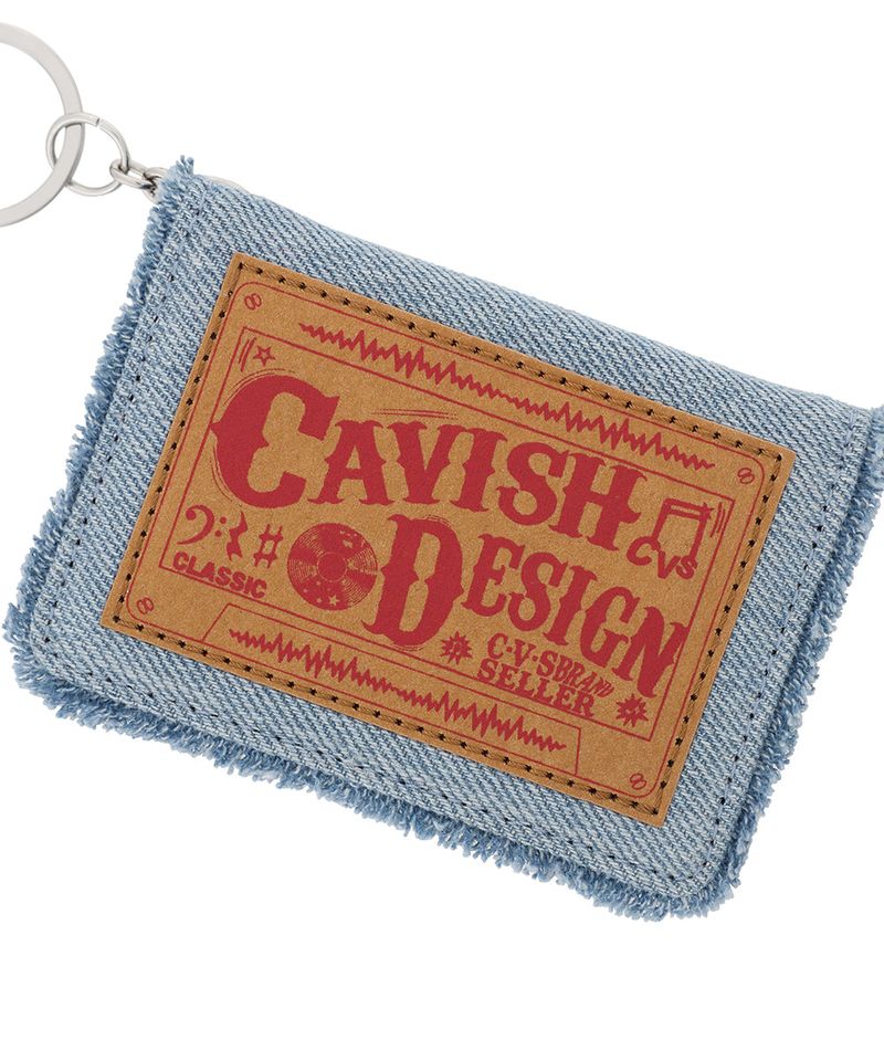 RAWCUT WASHED DENIM WALLET BLUE(CV2EFUAB61A)