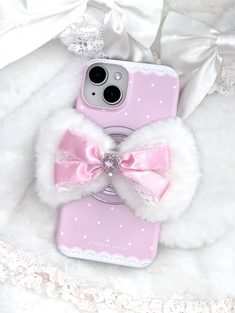 princess house（プリンセス ハウス）の「hime ribbon phone grip - magsafe（Smartphone Accessories）」