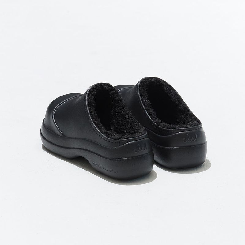 Wednesday Evening Winter Clog - Midnight Black