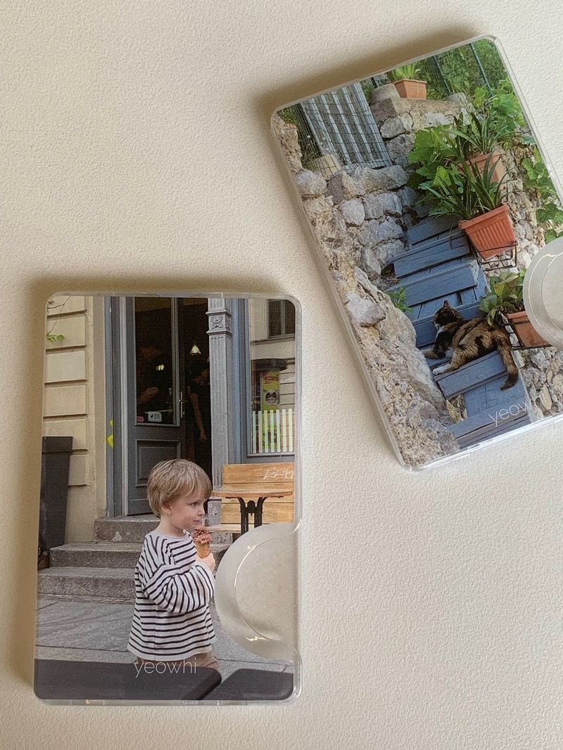 [Magsafe] cat on the steps in Europe cardslot case