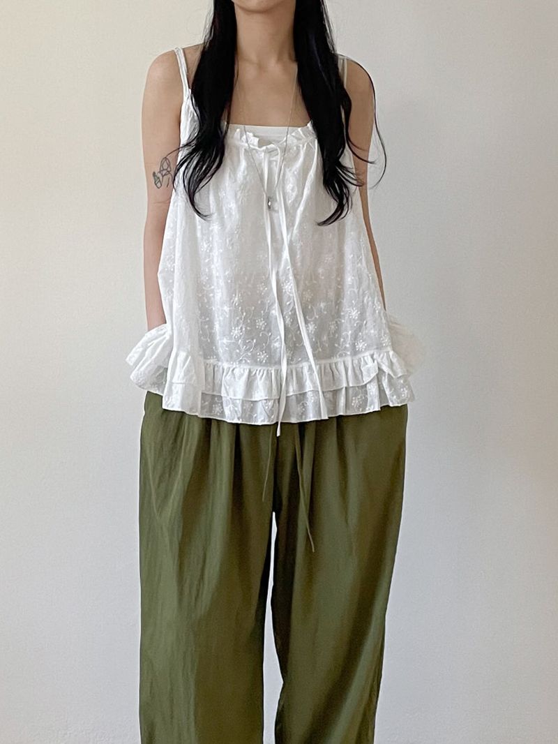 INCHANT ME(インチャントミー)の「Jacquard Cotton Flare Bustier(Tops)」