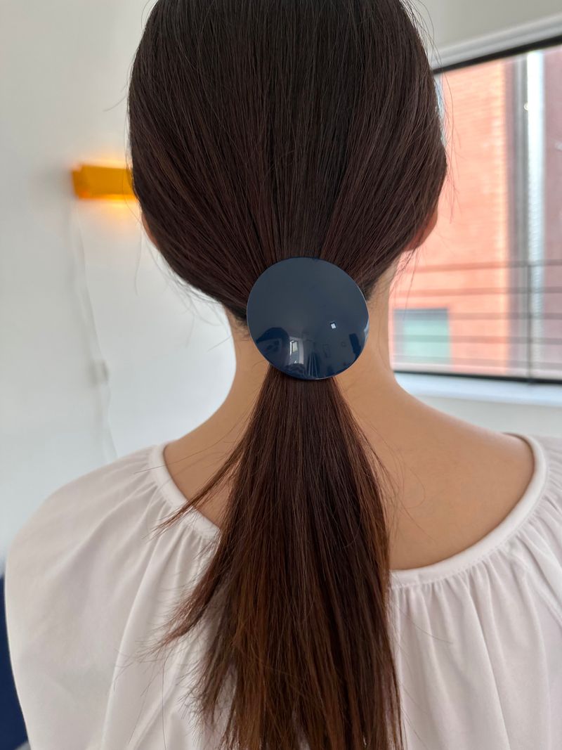 one acrylic hair strap - navy