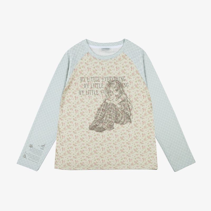 UNSTEADYMARKET（アンステディマーケット）の「スターダスト ラグラン LS Tシャツ フラワー（トップス）」