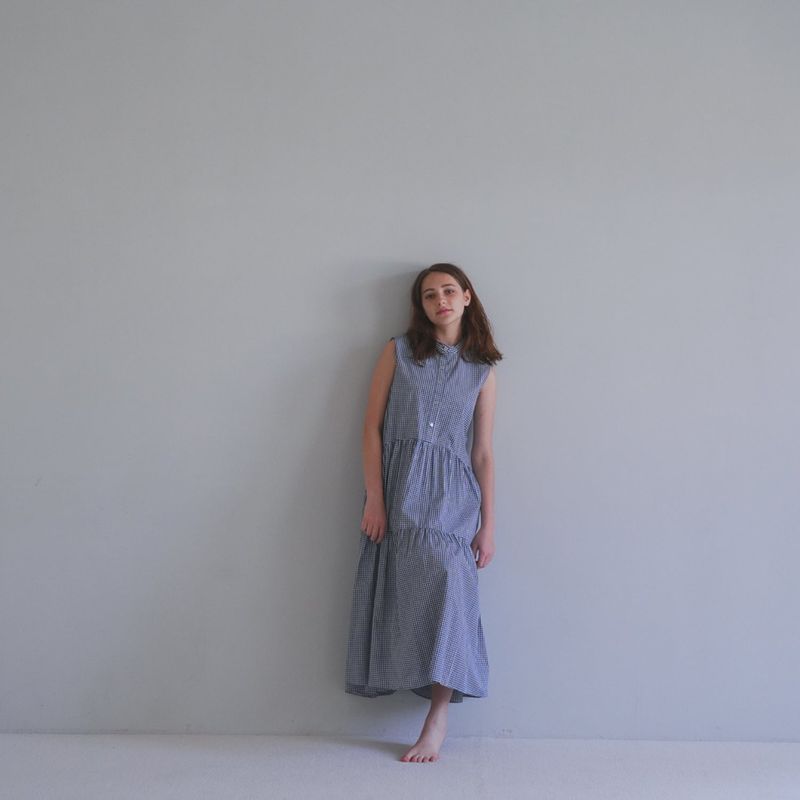 Sleeveless tiered one piece