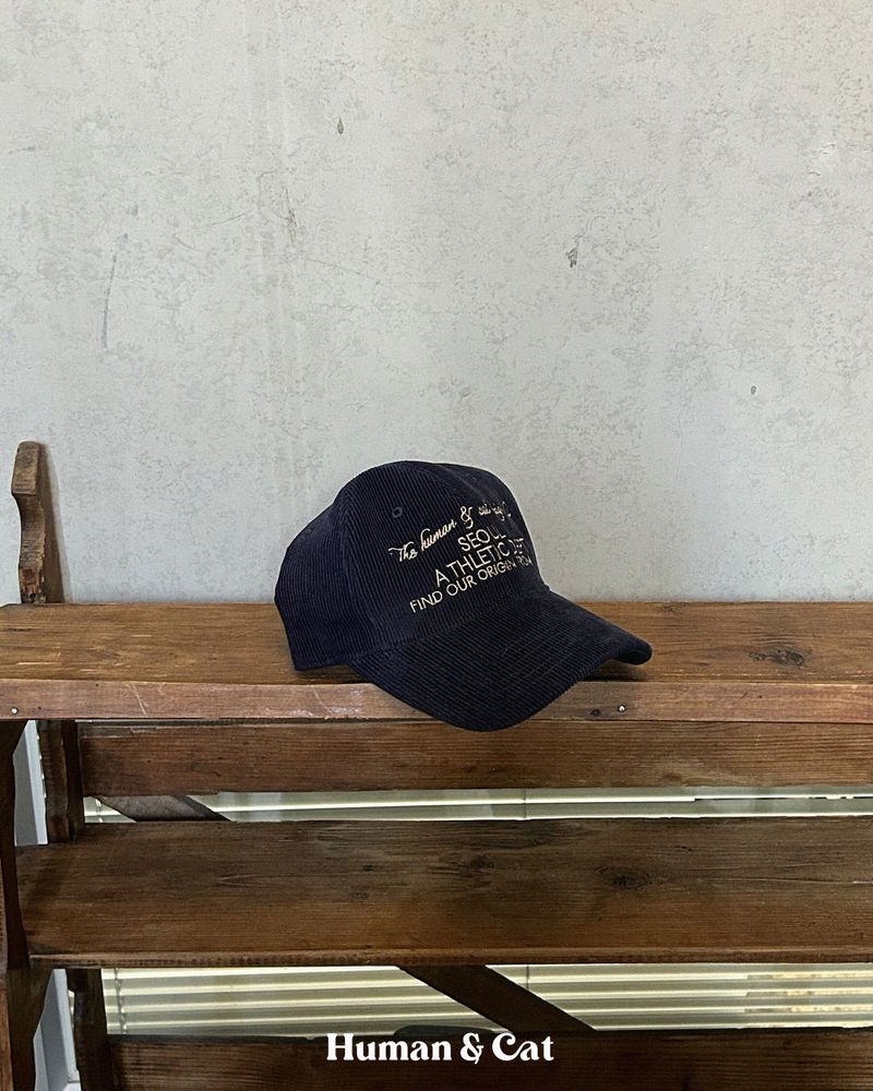 SEOUL CORDUROY BALL CAP / NAVY