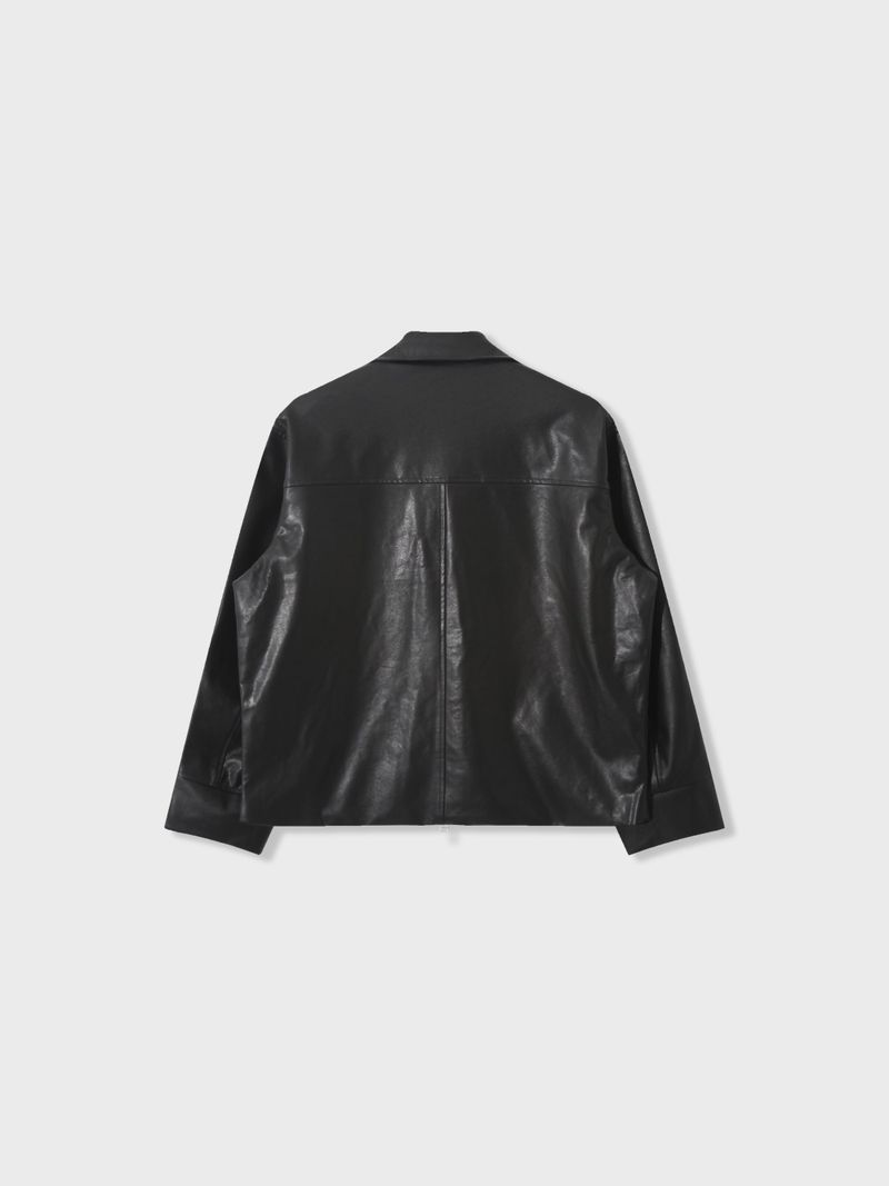 Storm Leather Zip Jacket