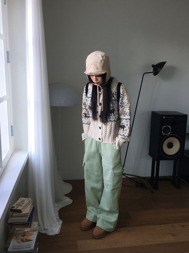 Uchi Fleece Nylon Roasted Chestnuts Ear Dori Trooper Hat Hat