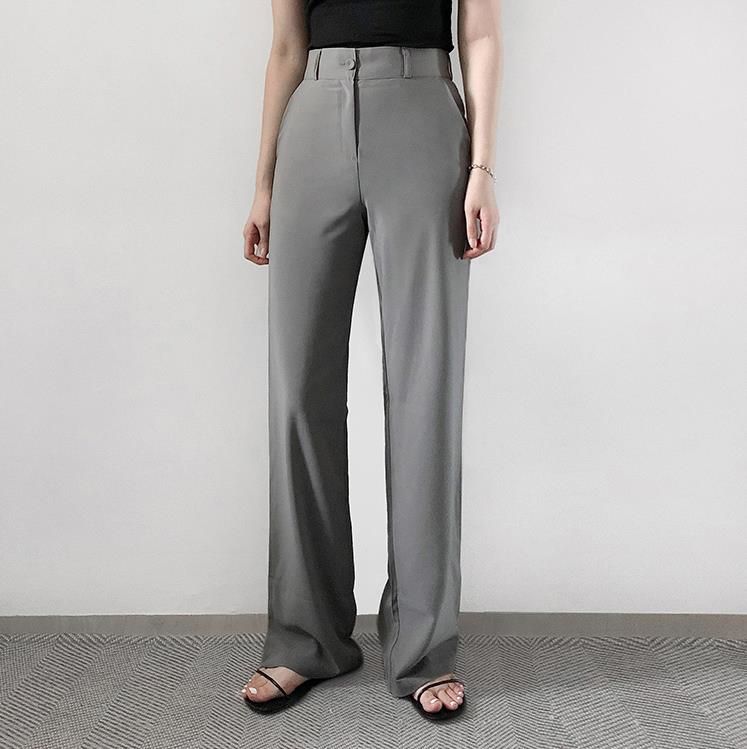 INTHECLOSET（インザクローゼット）の「[MADE ITC] ハイワイドロングスラックス + Add Length [XS-XL]（パンツ）」