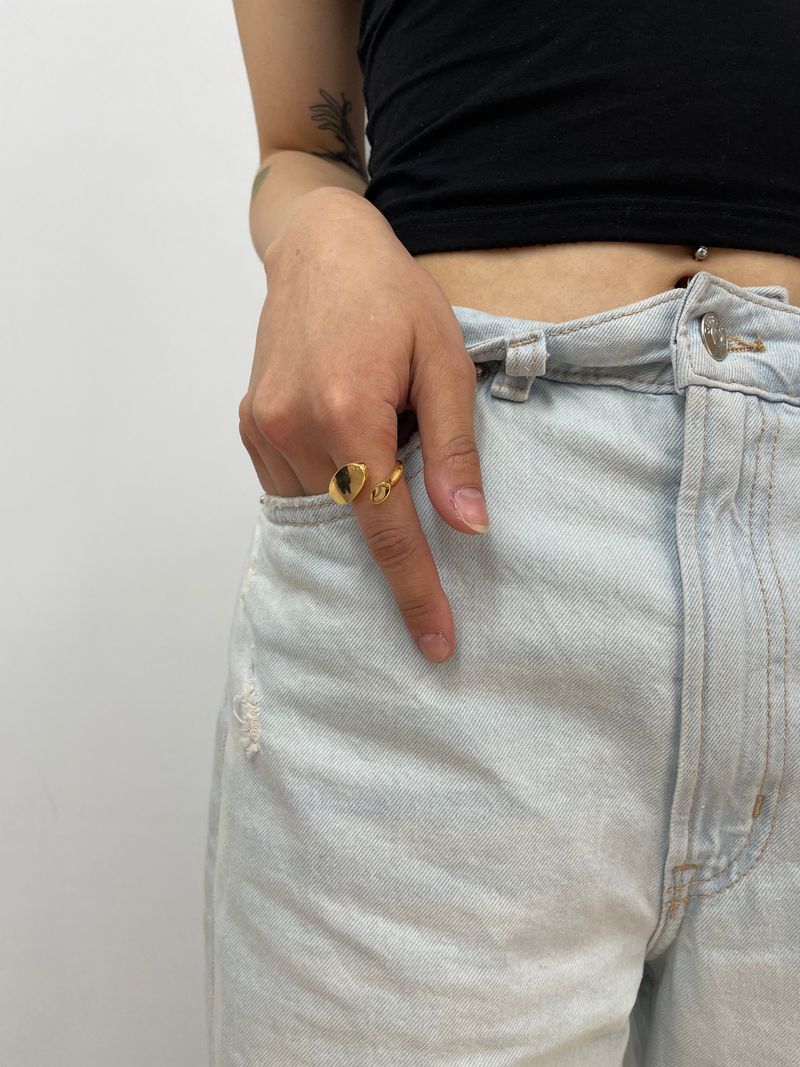 no.44 ring gold (#13 freesize)