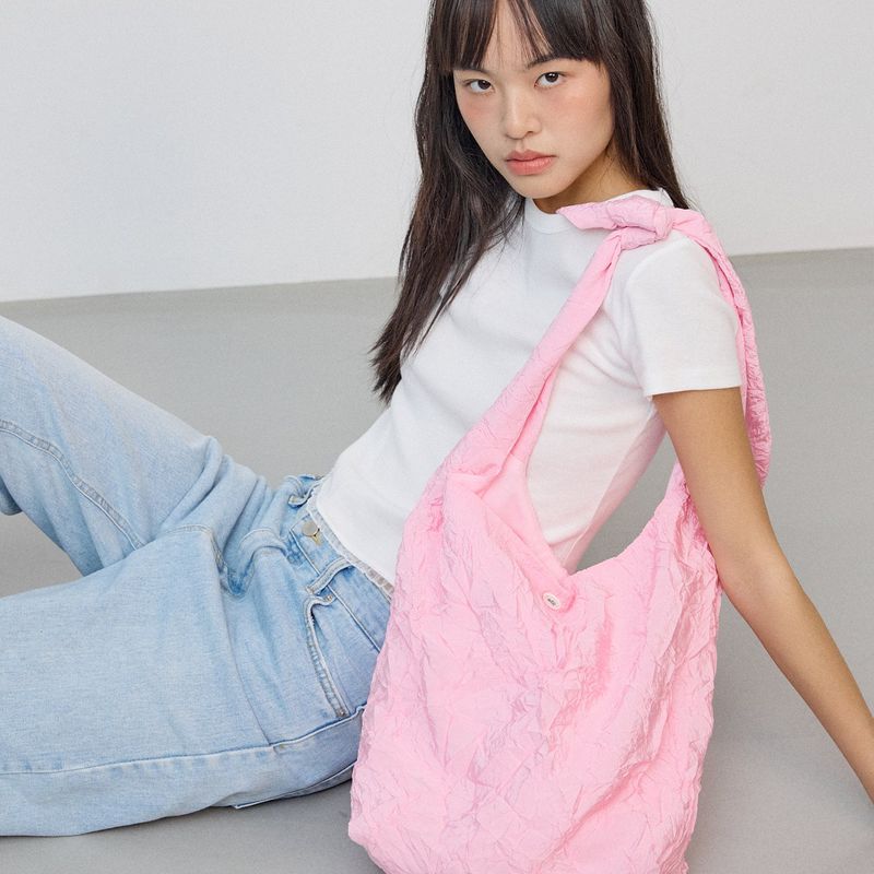 Wrinkle bag_pink