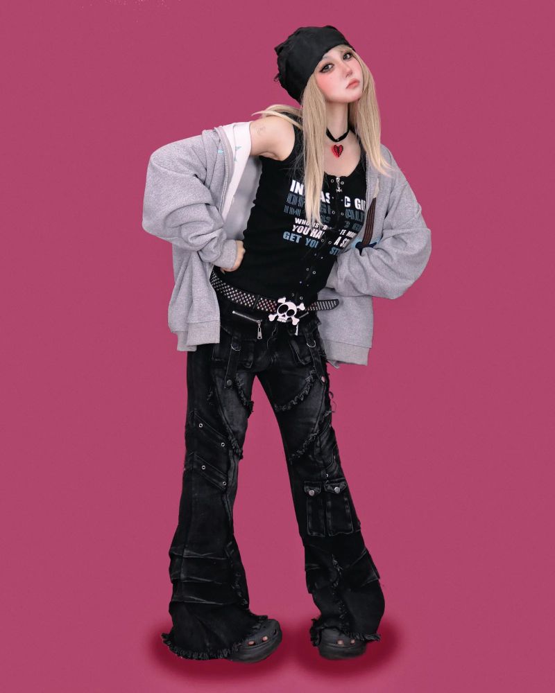 get-a guitar hood zip-up (2color)
