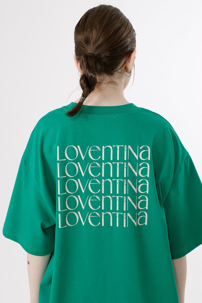 MULTI PRINTING T-SHIRT LIZE_GREEN