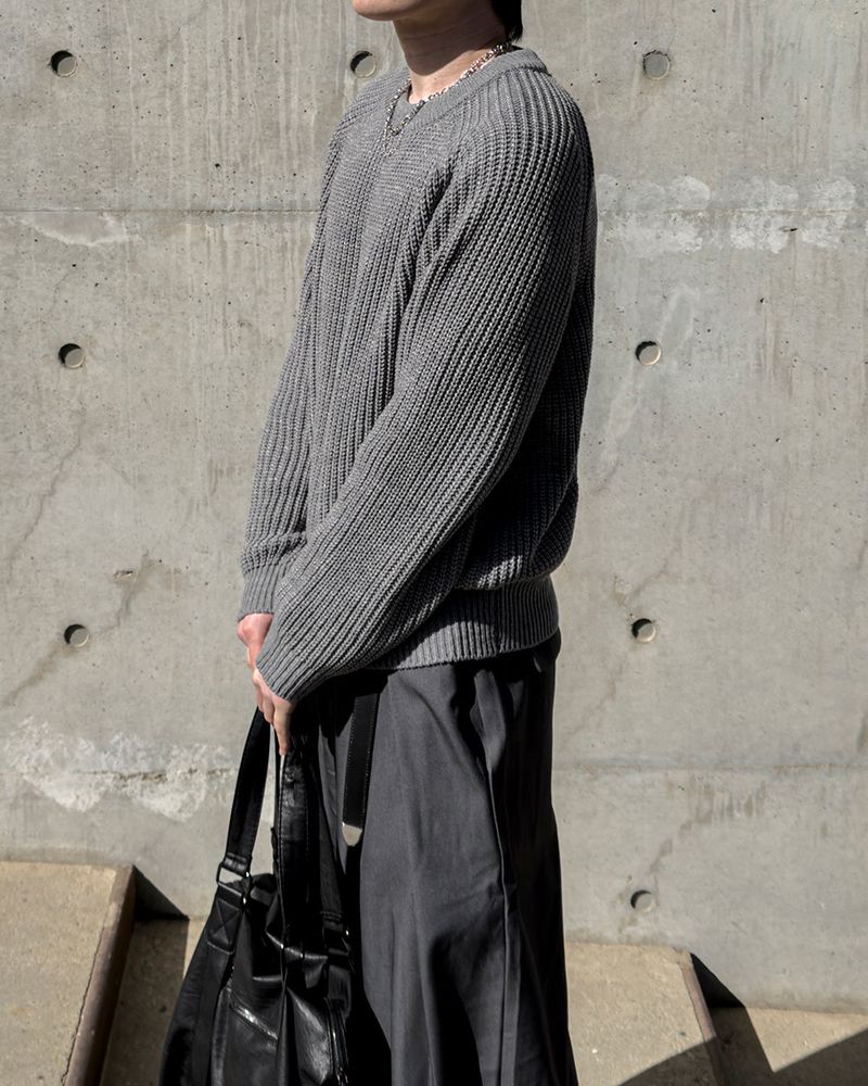 Hild Panel Cropped Hachi Knit