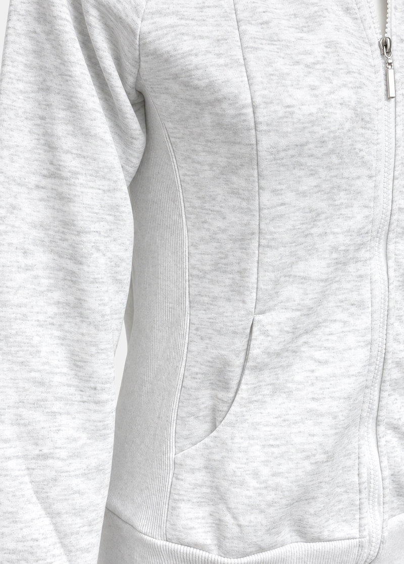 Hailey Contour Slim Hoodie Zip-Up