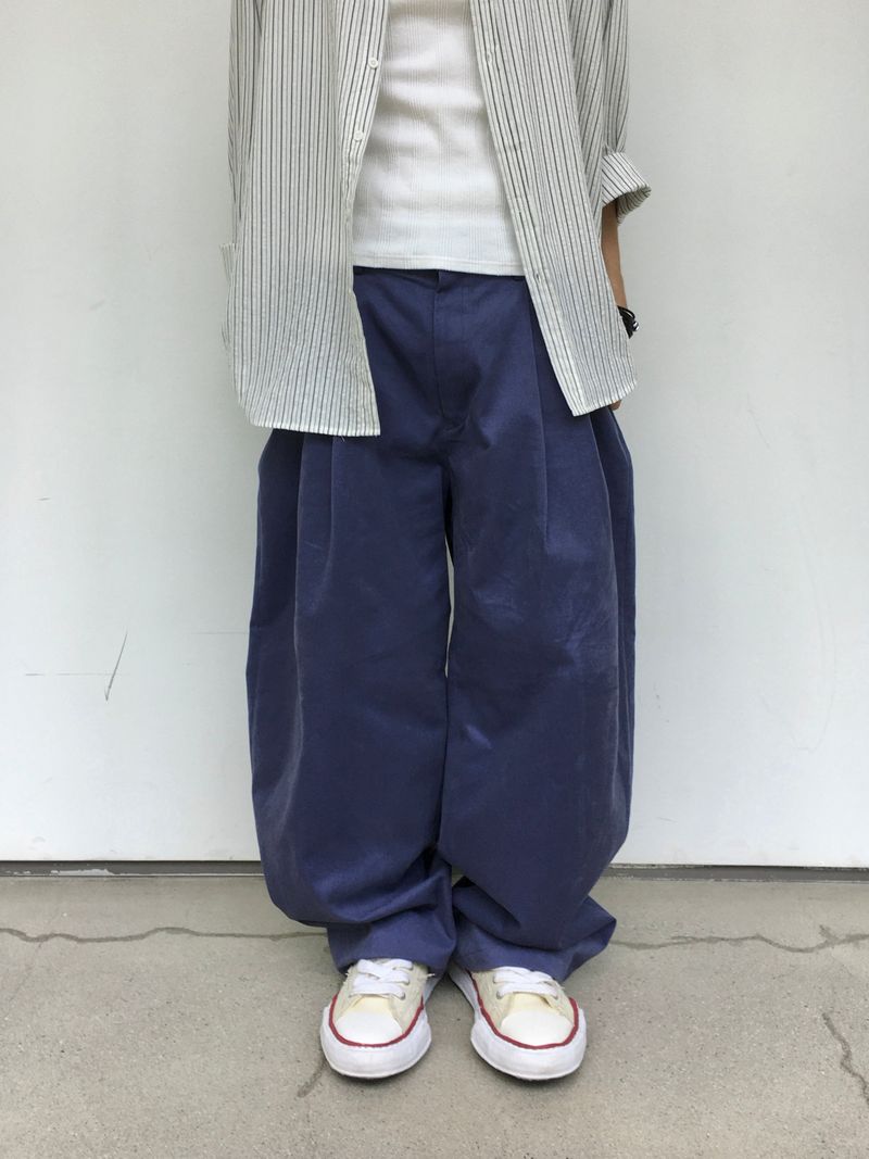 Baker Two-Pintuck Peach Cotton Pants 2C