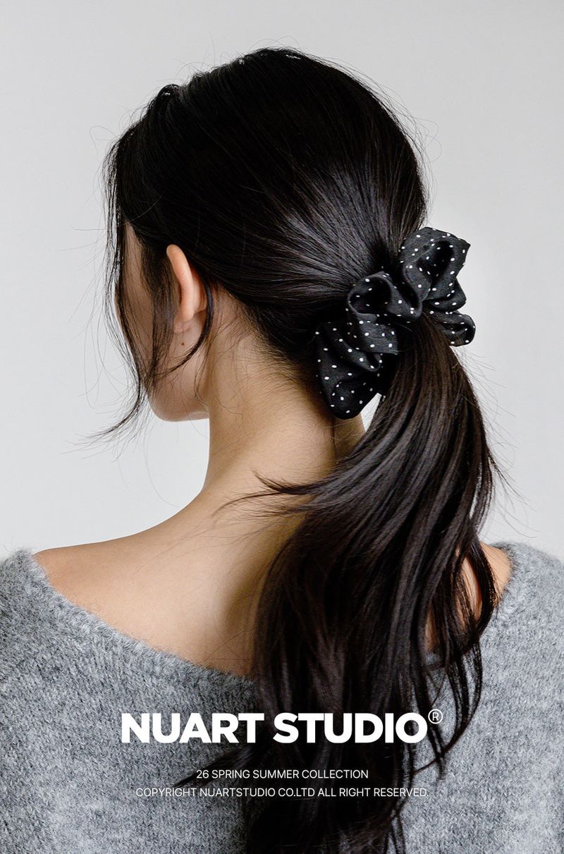 NUART STUDIO(ニューアート スタジオ)の「マリーミックスヘアシュシュ(ヘアアクセサリー)」