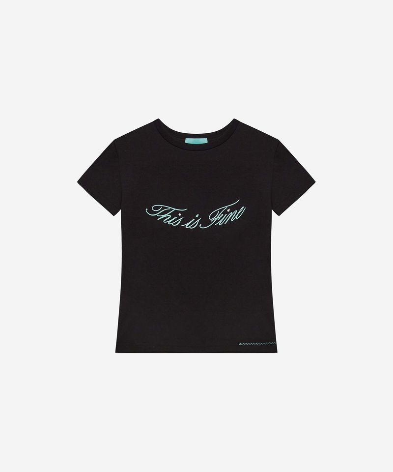 Cropped Signature Tee