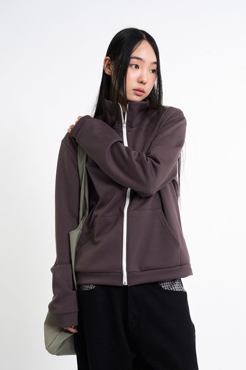 Raucohouse（ラウコハウス）の「ジャージハイネックジップアップ（トップス）」