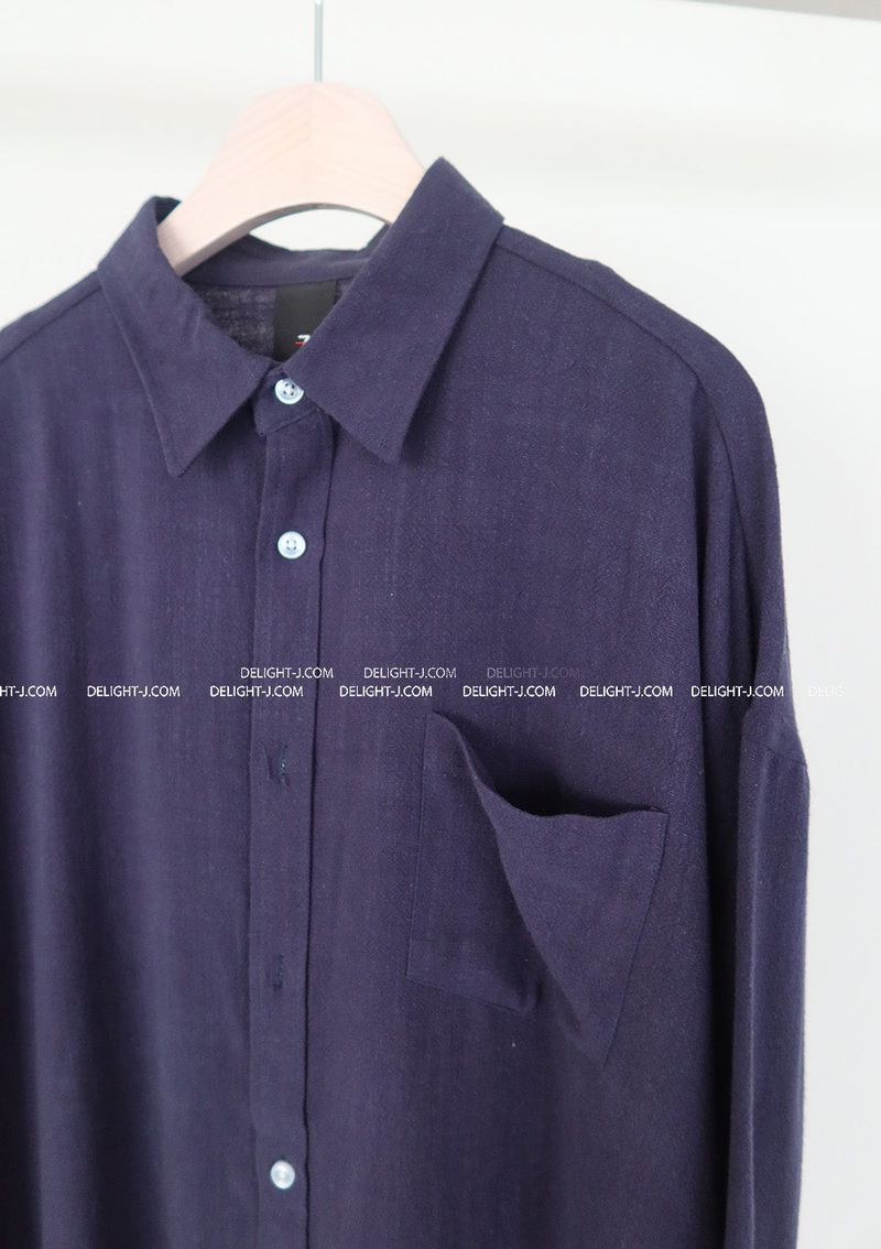 [Unisex] 6カラー オーバーサイズフィット リネンシャツ