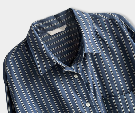 Early Stripe Oversized Shirt / 2 colors
