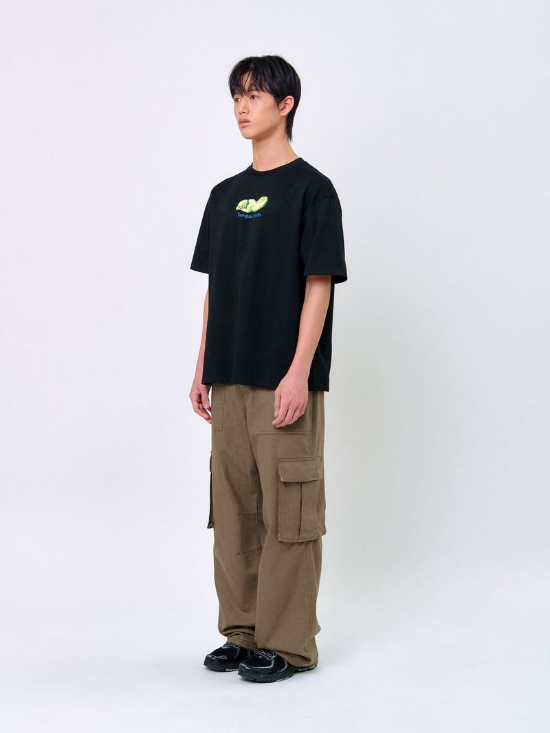 LYING DOG T-SHIRT_Black