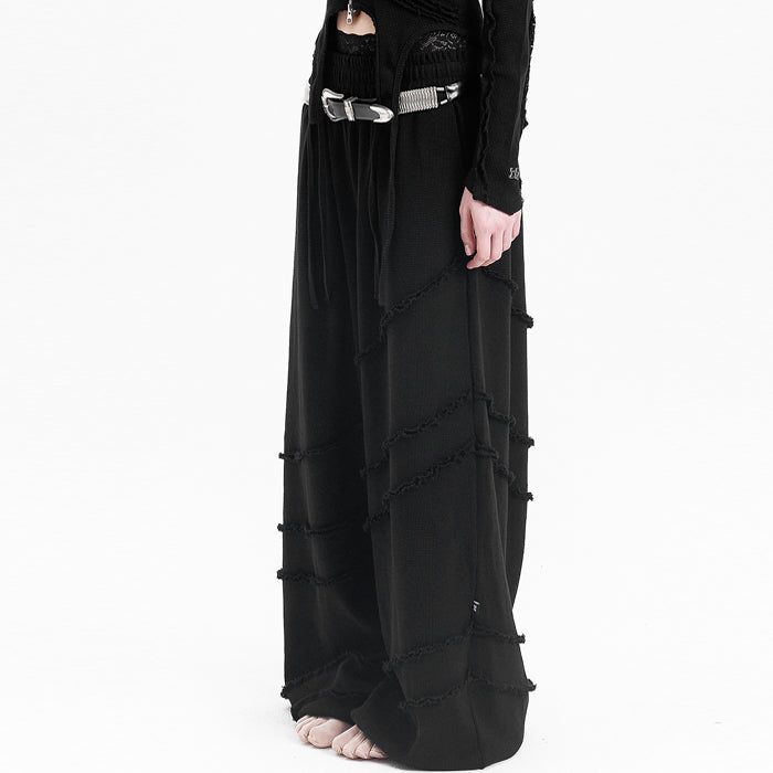 HOLY NUMBER 7(ホーリーナンバーセブン)の「Waffle diagonal decoration pants(Pants)」