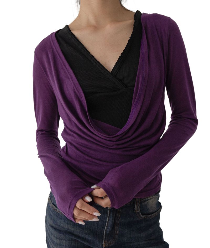 un:tyl（オンタイル）の「Ollie Drape Long Sleeve（Tops）」