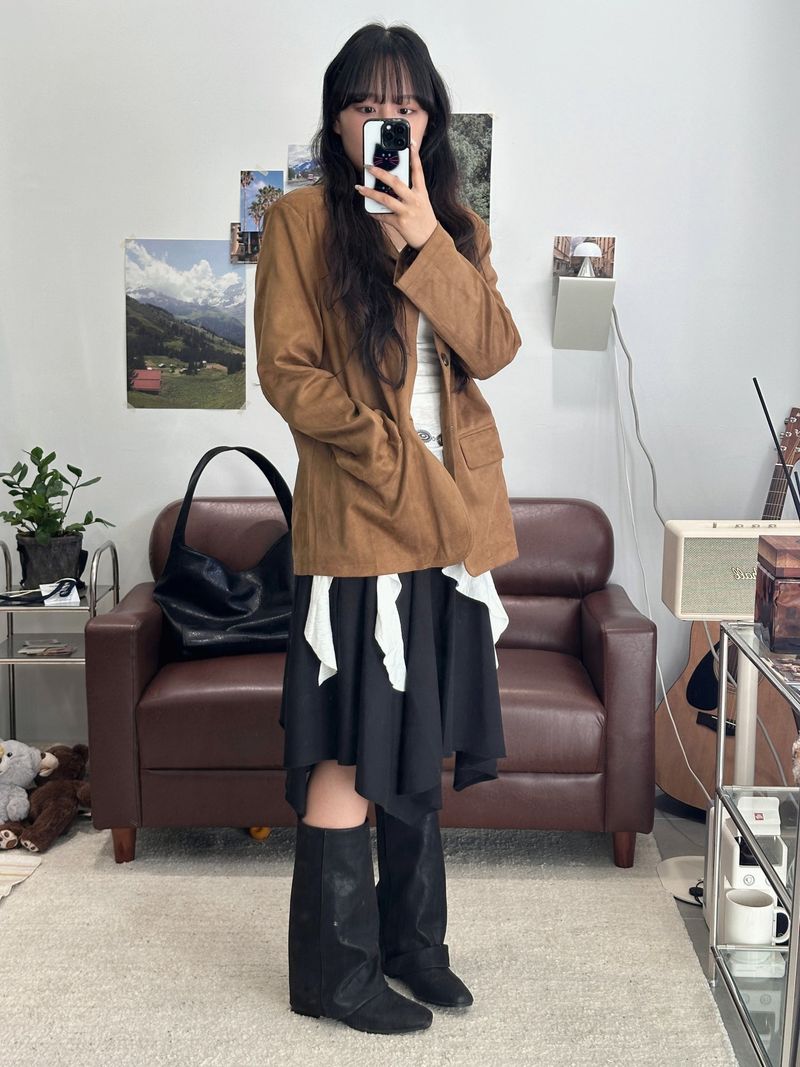 SLUB UNBALANCE DRESS