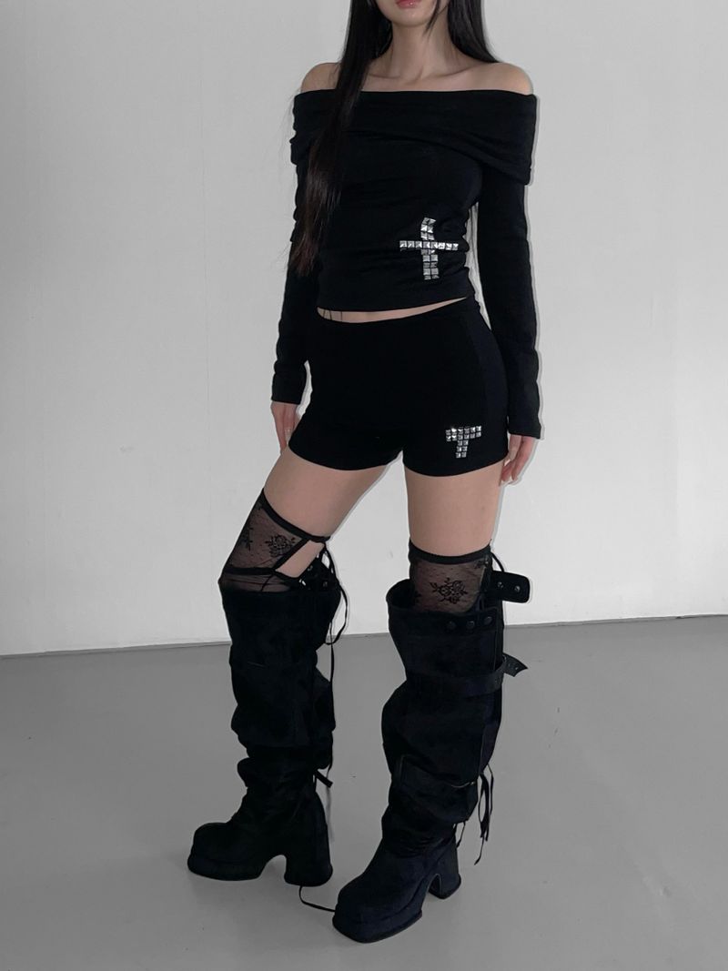 tuebe cross off top(3 color)