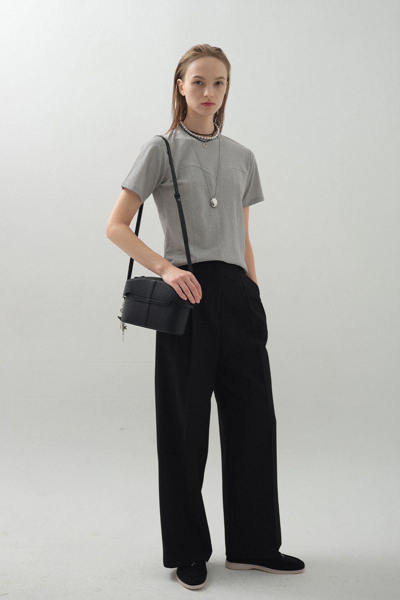 Bustier Line Top_Grey