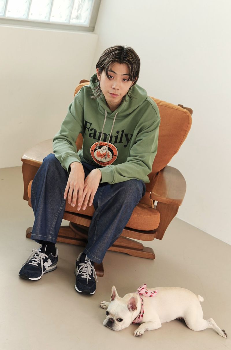 Animal Protection Collaboration Campaign Hoodie Khaki