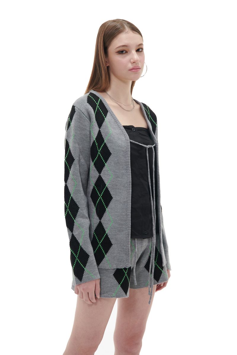 ARGYLE CARDIGAN