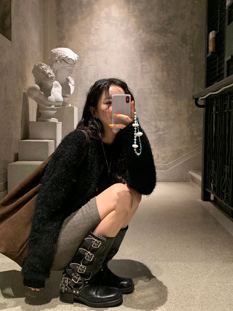 [MADE] Fidic Wool Herringbone Bermuda Pants