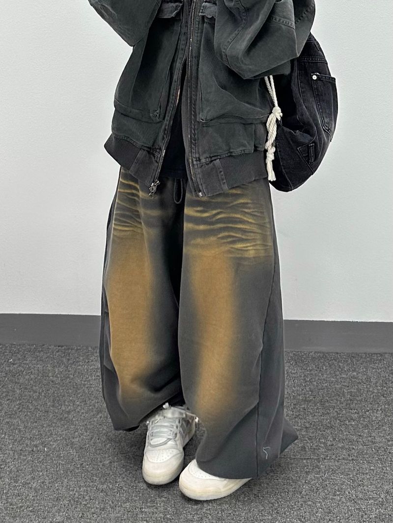 dirty smog jogger pants
