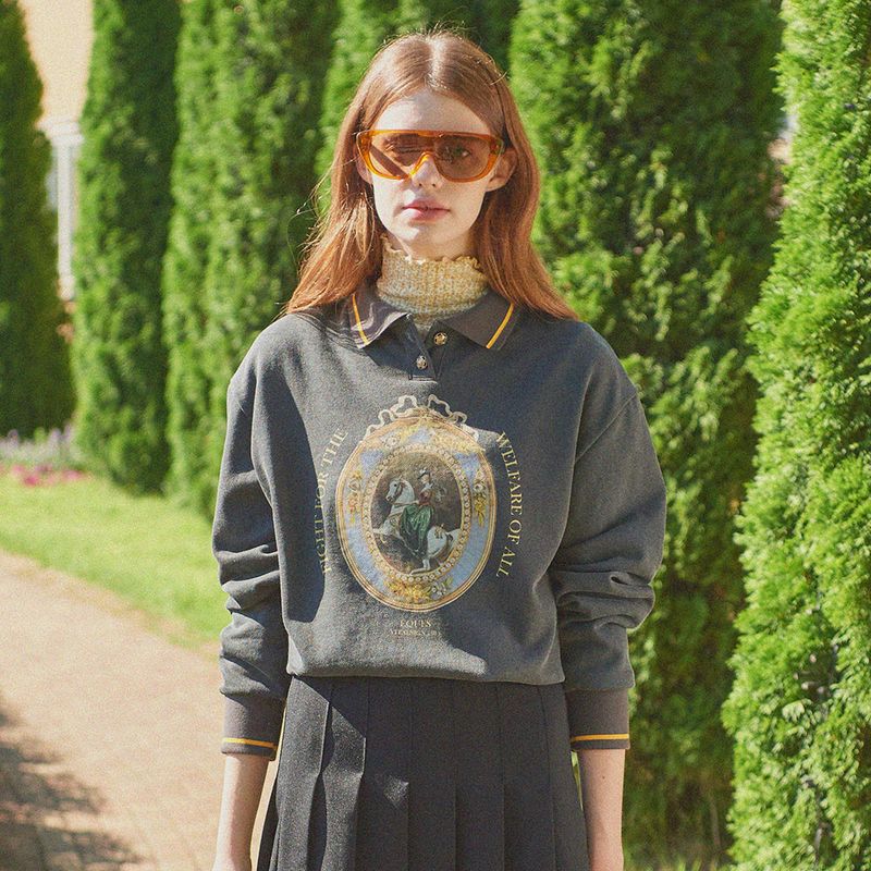 VITALSIGN(バイタルサイン)の「White Horse Printing Napping Sweatshirt(Tops)」