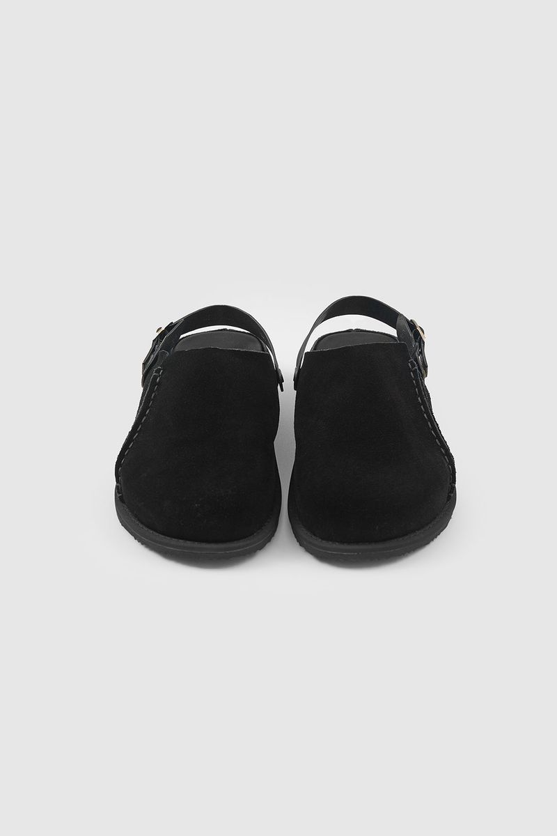 Mellow suede clog mule