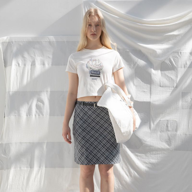 LA CAKE CROP T-SHIRT