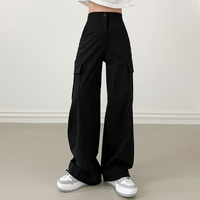 [Bellide made/short, long] Urban two-way string cargo pants