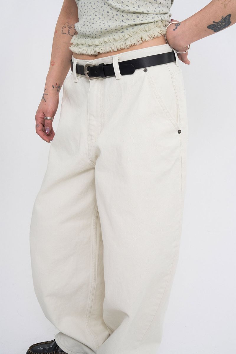 Max Wide Curved Twill Pants