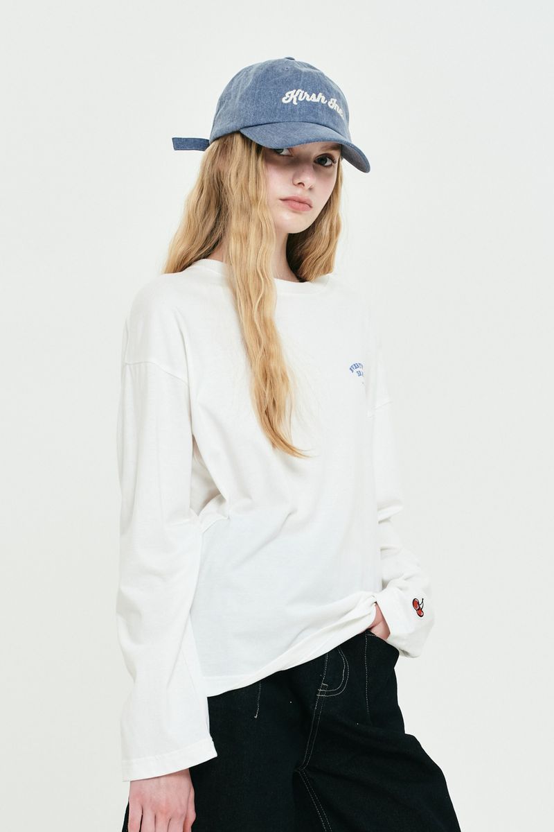 BOHEMIAN GRAPHIC LONG SLEEVE [WHITE]