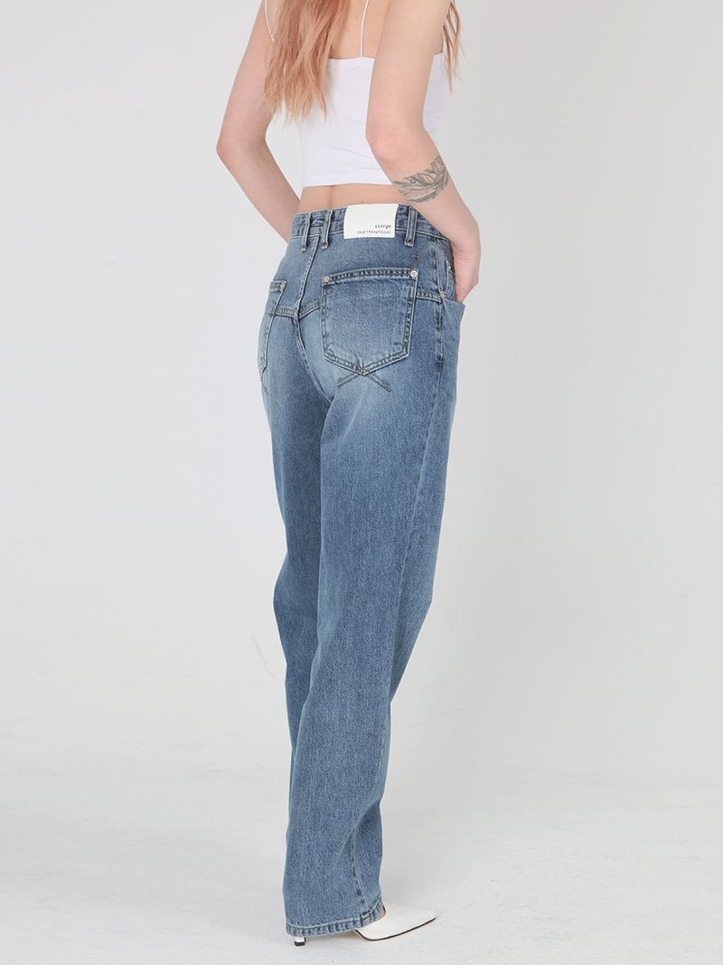 Sserpe（セルぺ）の「[Sserpe x Dilettantisme] Mid Washing Semi Baggy Denim Pants（Pants）」