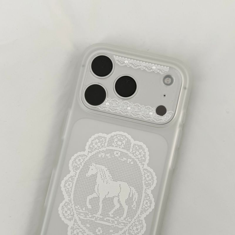 pearl lace camera stickers
