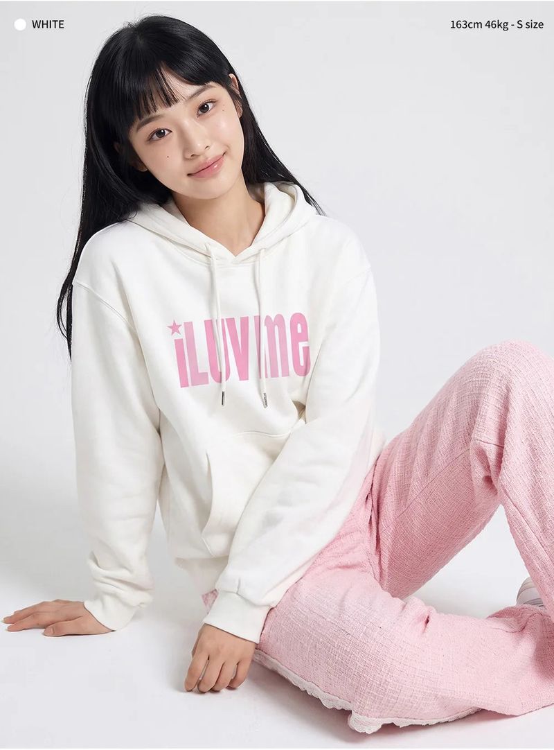 I LUV ME HOODIE (3color)