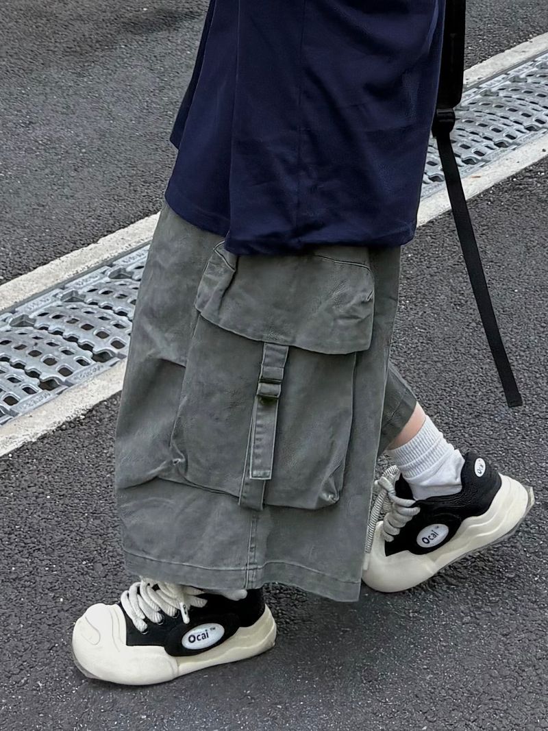 PEARCLAN（ペアクラン）の「バックル フラップ カーゴ バミューダ パンツ（パンツ）」