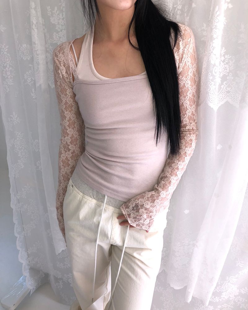 Coden Layered Halter Sleeveless Top